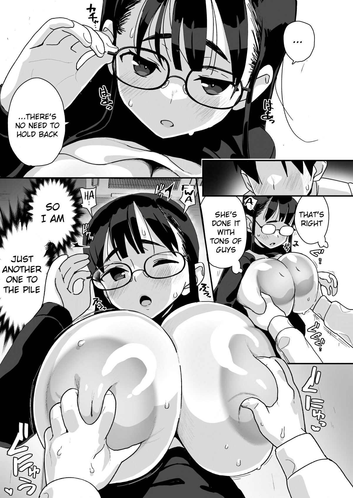Hentai Manga Comic-U-cup dick-pleasing girl Amino-san, who I found out was a streamer-Read-23